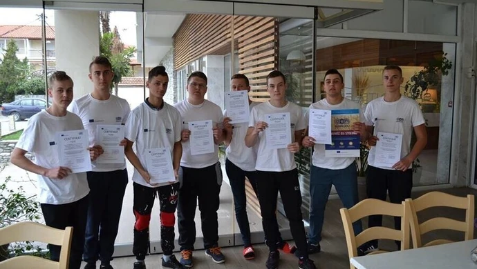 Greckie praktyki uczniów ZSP  CKU w Szydłowie