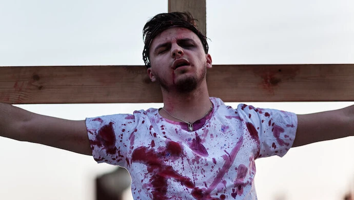 Misterium Męki Pańskiej w Wolborzu [fotoreportaż]