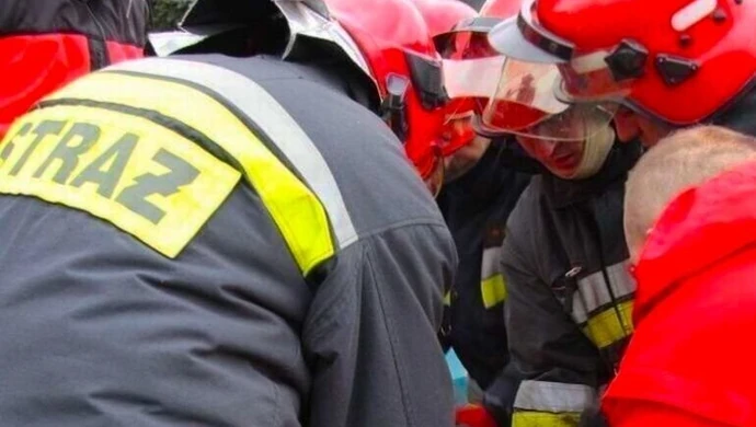 Pożar w Gospodarstwie „Kardynał” w Grobli