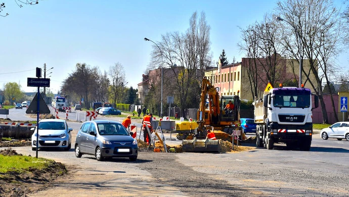 Budowa ronda trwa. Od wtorku zmiana organizacji ruchu!