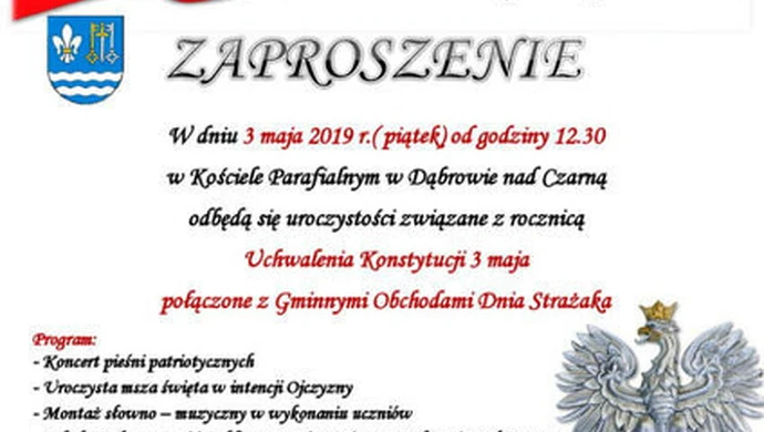 Obchody uchwalenia konstytucji 3 maja w Aleksandrowie