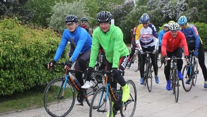 Piotrkowscy kolarze rozpoczęli majowy trening