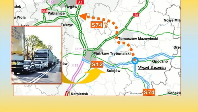 S12  Piotrków - Sulejów. Będzie po staremu ?