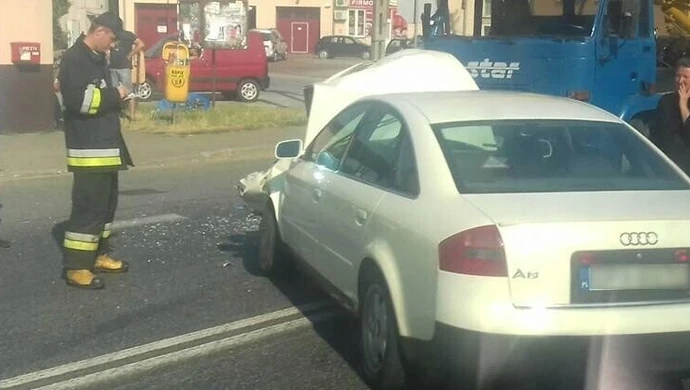 Trzy samochody zderzyły się w Srocku