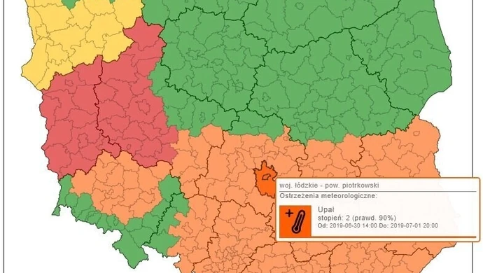 Niebezpieczne upały ponownie w naszym regionie