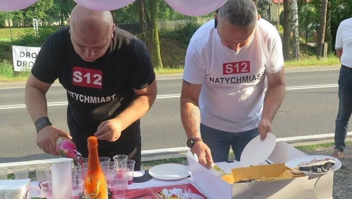 W Sulejowie "świętowali" z okazji pierwszych urodzin fotoradaru