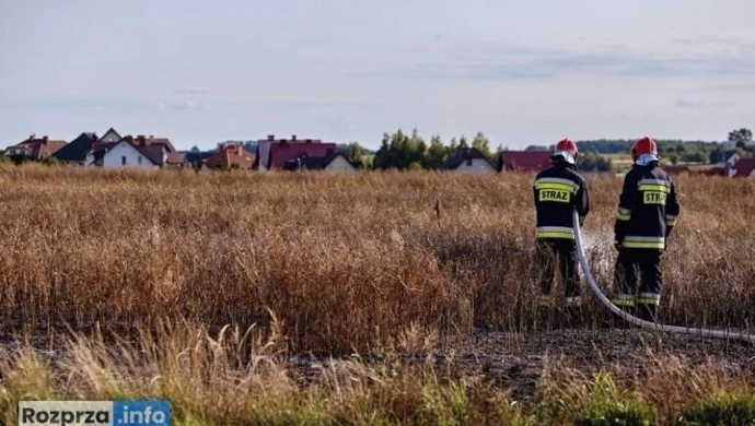 Druhowie z OSP Rozprza na pomoc rolnikom