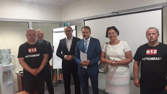 Sulejowianie z S12 natychmiast spotkali się z szefem GDDKiA