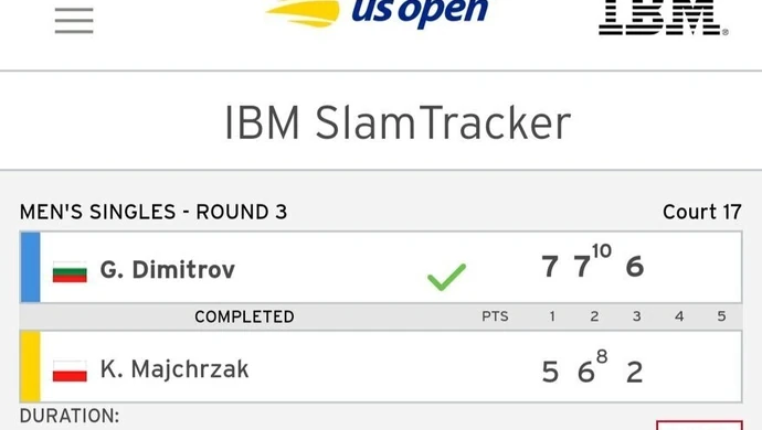 Kamil Majchrzak odpadł w III rundzie US Open