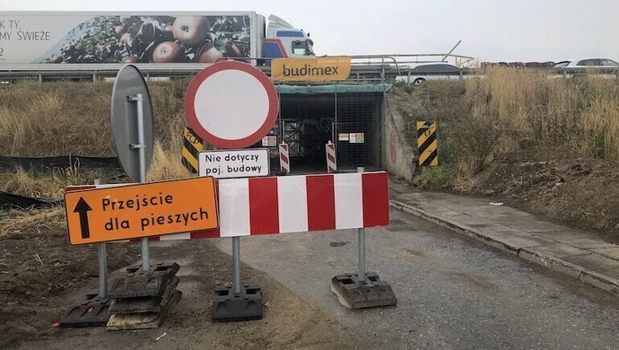 Przejazd i przejście już gotowe