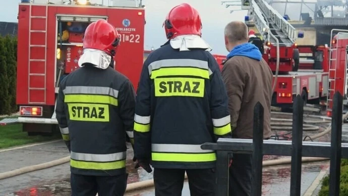 Pożar pustostanu w Kurnędzu