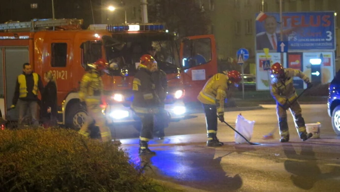 Kolizja na skrzyżowaniu Słowackiego i Armii Krajowej