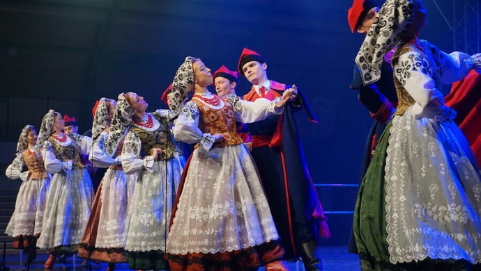 Zespół Mazowsze wystąpił w Wolborzu