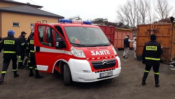 Strażacy razem dla Krystianka! Zbiórka złomu w powiecie