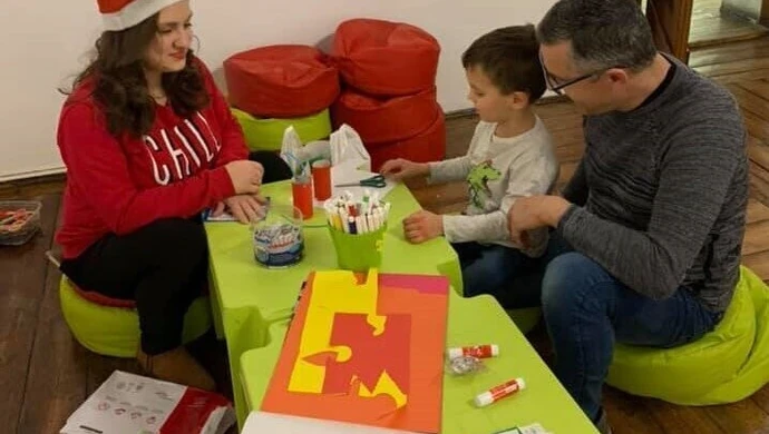 Popołudnie w pracowni Świętego Mikołaja