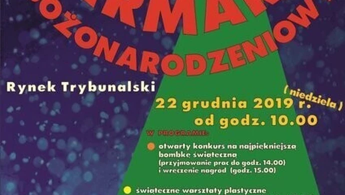 Jarmark Bożonarodzeniowy w Rynku Trybunalskim