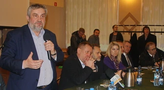 Spotkanie ministra z rolnikami w Grabicy