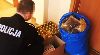 Miał w domu papierosy i alkohol bez akcyzy 