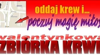 W sobotę Walentynkowa Zbiórka Krwi 