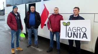 Rolnicy z naszego regionu ruszyli na Warszawę