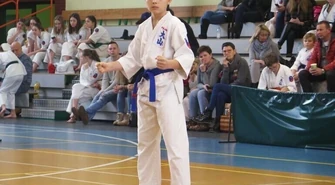 Młodzi karatecy prezentowali się w Moszczenicy 