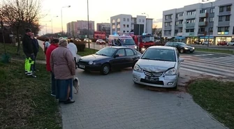 Kolizja na Piłsudskiego w Piotrkowie 
