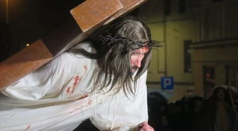 Misterium Męki Pańskiej na ulicach Piotrkowa 