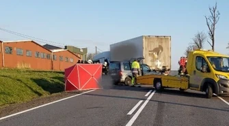 Na drodze w Srocku zginął człowiek (AKTUALIZACJA)