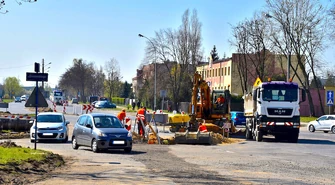 Budowa ronda trwa. Od wtorku zmiana organizacji ruchu!