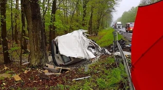 Śmiertelny wypadek w Klukach