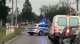 Rogatki na przejeździe kolejowym uszkodzone