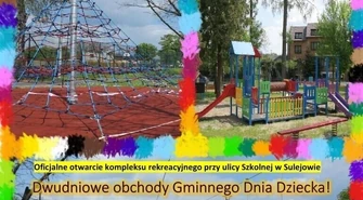Gminny Dzień Dziecka na nowym placu zabaw. Zapraszamy do Sulejowa!
