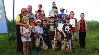 Najmłodsi wędkowali na Bugaju