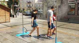 Piotrkowianie mogą już korzystać z kurtyn wodnych