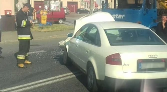 Trzy samochody zderzyły się w Srocku