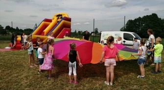 W Borowej zorganizowali festyn przy nowym placu zabaw