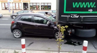 Zderzenie na DK12 w Sulejowie