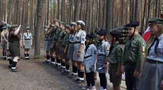 Letni obóz piotrkowskich harcerzy