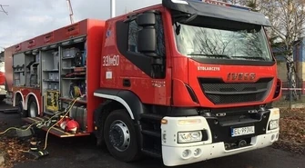 Pożar w gminie Aleksandrów