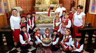 Dożynki w parafii Milejów