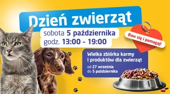 Dzień Zwierząt w Focus Mall Piotrków Trybunalski. Galeria zaprasza klientów wraz z pupilami!