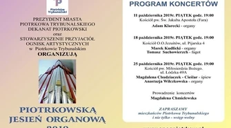 Rusza Piotrkowska Jesień Organowa 2019