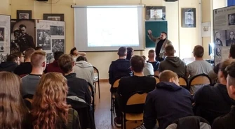 Wystawa o rotmistrzu w ZSP nr 1 w Piotrkowie