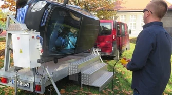 Symulator dachowania w III LO w Piotrkowie