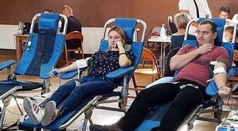 Zbierali krew dla Krzysztofa z Wolborza