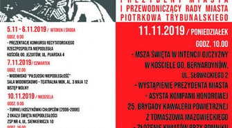 W Piotrkowie rozpoczęto już obchody odzyskania niepodległości