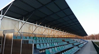 Trybuna Polonii już zadaszona