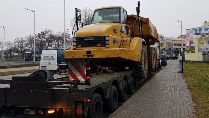 Kolejny przeciążony pojazd zatrzymany na ulicach Piotrkowa