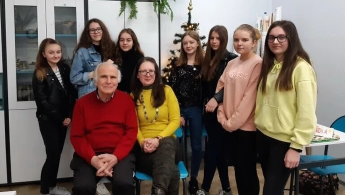 Niecodzienna lekcja języka niemieckiego w SP w Bogdanowie