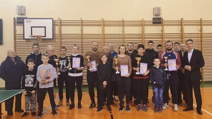 Poznaliśmy mistrzów gminy Aleksandrów w tenisie stołowym